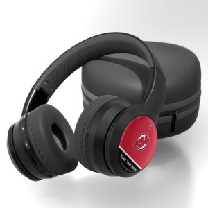 New Jersey Devils Personalized Wireless Bluetooth Headphones & Case