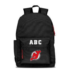 MOJO Black New Jersey Devils Personalized Campus Laptop Backpack