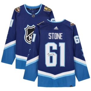 Mark Stone Blue Vegas Golden Knights Autographed 2022 NHL All-Star Game adidas Authentic Jersey