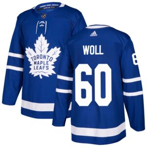 Joseph Woll Men's adidas Blue Toronto Maple Leafs Authentic Custom Jersey