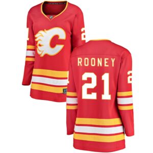 Kevin Rooney Women's Fanatics Branded Red Calgary Flames Home Breakaway Custom Jersey