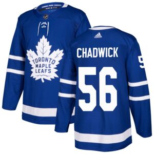 Noah Chadwick Men's adidas Blue Toronto Maple Leafs Authentic Custom Jersey